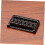 Electric Guitar Bridge Plate Replacement Set, Durable 6 String Saddle Bridge with Stable String Alignment 3