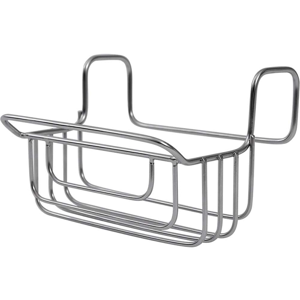 Stainless Steel Sink Organizer With Rust Resistant Frame, Hanging Kitchen Sink Caddy For Sponge And Soap 9330225676768