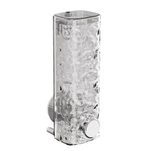 No Drill Shower Shampoo Dispenser 450ml Wall Mounted Soap Dispenser with Strong Suction and Clear Design