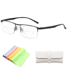 Blue Light Blocking Reading Glasses 1.0 Diopter for Men and Women, Black Lightweight Comfort Fit