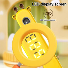 Kids Digital Height Measuring Device Cartoon Giraffe Cordless Height Stadiometer Portable Accurate Children Adults