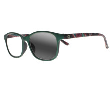 Progressive Photochromic AntiUV Reading Glasses for Women, Multifocal 2.75x Magnification Green Frame