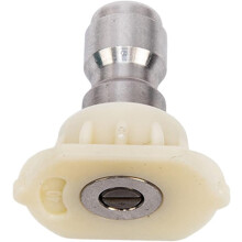 Pressure Washer Nozzle Tip 40 Degree Stainless Steel Pressure Spray Corrosion Resistant White