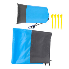 Large Foldable Picnic Blanket for Family Outdoor Camping Beach Mat with Carry Strap Durable Lightweight Design