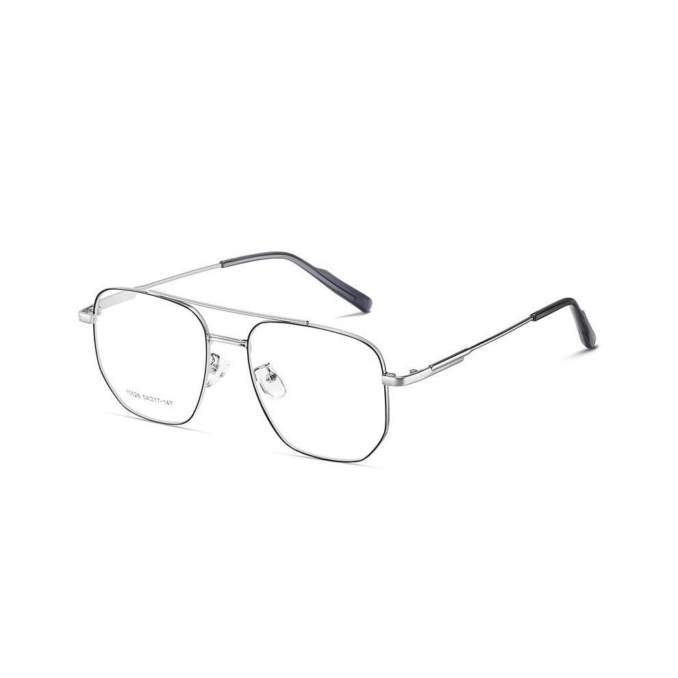 Blue/Light Aviator Reading Glasses For Men +1.00, Metal Frame Blocking Readers With Hd Anti Glare Lens