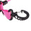 Scuba Diving Camera Light Lanyard with Quick Release Buckle Clip Red + Pink 3