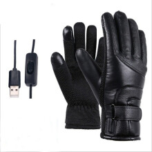 Heated Gloves for Men Rechargeable Electric FullFinger Heating Touchscreen Windproof Winter Ski Gloves