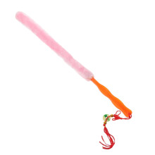 Rabbit Fur Guzheng Cleaning Brush with Plastic Handle for Gentle Dust Removal and Scratch Instrument Care