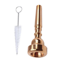 Metal Trumpet Mouthpiece Cleaning Brush Set 2PCS, Deep Cleaning and Quick Maintenance Tool for Musicians