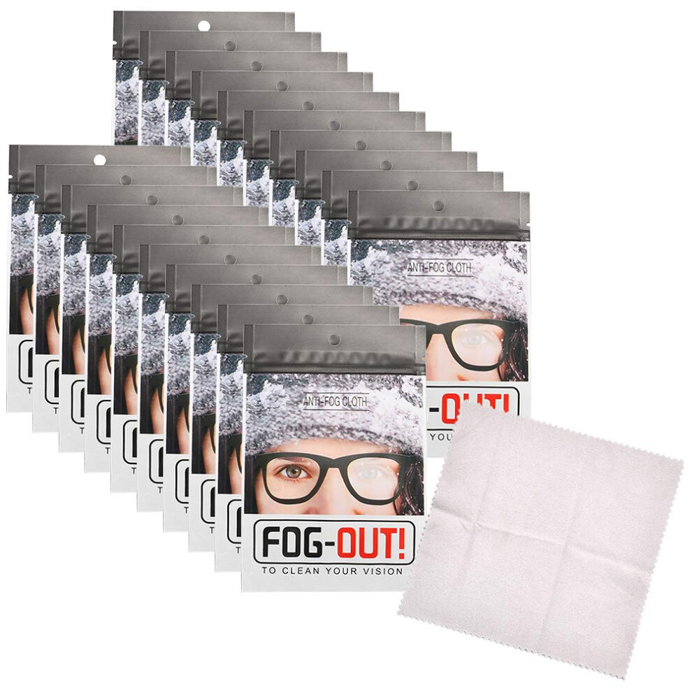 Anti Fog Cloth and Wipes Reusable Suede Lens Cleaner for Glasses Goggles Helmet Camera 20pcs