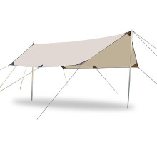 Camping Tarp 4x3m Waterproof Sun Protection Outdoor Shade Sail for Picnic Beach Hiking Garden