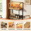 Bingopaw Wooden Hamster Cage Habitat with Storage Shelf 14