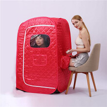 Portable Foldable Full Body Sauna Tent for Home Weight Loss Detox Therapy Red2