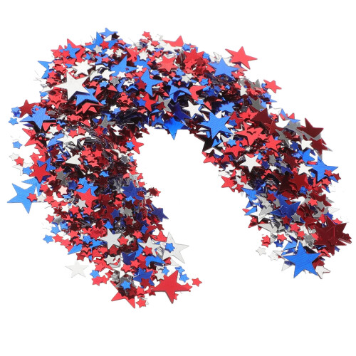 Star Confetti Bag Independence Day Decor 1 Count