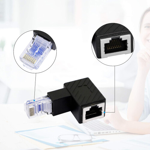 Συνδεσιμότητα δικτύου LAN Προσαρμογέας RJ45 90, δυνατότητα περιστροφής 360 για 1