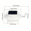 1 Pack Solar Fence Light - Automatic Dark Sensor, Detachable Path Light with 3 LED Beads 2