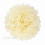 Paper Pompoms for Wedding Decor 10-25cm Beige 1