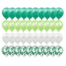 Ballons en latex avec confettis mélangés, 12 pouces, 120 pièces