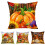 Capa de almofada decorativa de outono estilo fazenda, 45x45 cm (18x18 polegadas) 1