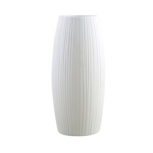 Vază ceramică albă 4x4x18.3cm