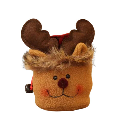 Weihnachtsgeschenktasche in Hirschform, großes Fassungsvermögen