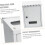 Modern Wall Mounted Mailbox, Lockable Metal Mail Box for Home Exterior, White Iron Secure Design 3