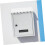 Modern Wall Mounted Mailbox, Lockable Metal Mail Box for Home Exterior, White Iron Secure Design 4