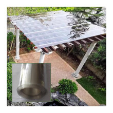 1.5mm Clear Polycarbonate Roofing Panels UV Resistant Impact Sheet for Greenhouse Canopy