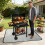 Double Side Fireproof Grill Pad for Fire Pit,Indoor-S 4