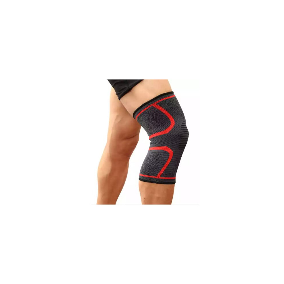 Unisex Knee Compression Sleeve for Running and Sports, Breathable Brace for Pain Relief and Stability