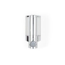 Silver Heavy Duty Wall Mount Soap Dispenser, WaterResistant, Easy Refill, 11oz Large Capacity