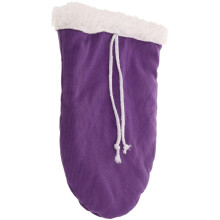 Plush Lined Cast Sock Cover for Warmth, Adjustable Foot Cast Protector Sleeve for Cold Weather