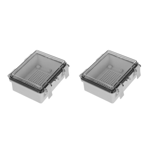 2Pcs Multi-Color Waterproof Electrical Junction Boxes for Outdoor Use 1