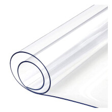 Chair Mat for Hard Floors PVC Floor Protector 100x150cm 1mm Thick NonSlip Clear Office and Home Use