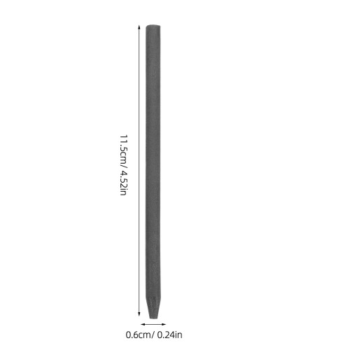 2Pcs High-Temperature Black Graphite Electrode Rod for Industrial Labs 1