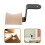 Walnut Wood Headset Holder Wall Mount Aluminum Storage Hook 5