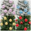 Christmas Ball Decorations Gold Silver Pink 4cm 4