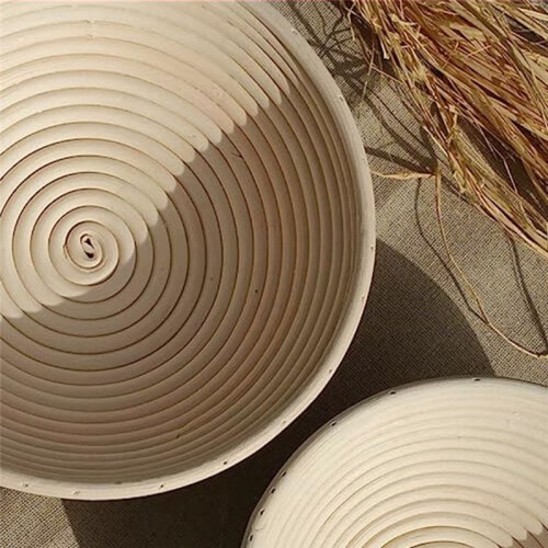 Round Proofing Basket, Easy to Bake Bread, Bread Fermentation, Bread Basket with Washable Cloth 1