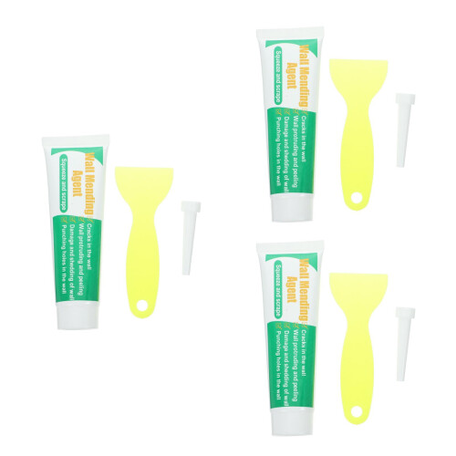 3Pcs Wall Mending Agent Multi Color Durable Wall Repair Cream for Home 2