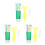 3Pcs Wall Mending Agent Multi Color Durable Wall Repair Cream for Home 5