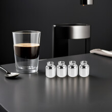 4Pcs Silver Stainless Steel Drink Chilling Cubes for Whiskey Wine Soda