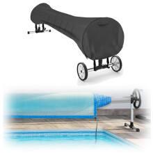 16ft Heavy Duty Waterproof Pool Solar Cover Reel with UVResistant Protection for Above Ground and Inground Swimming Pools