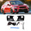 Daytime Running Light Bezels DirectFit 20182021 Without Hole Design Dynamic Sequential Turn for STI 2