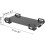 CPU Stand with Wheels Adjustable PC Tower Stand Holder DustResistant Design Lockable Casters A 2