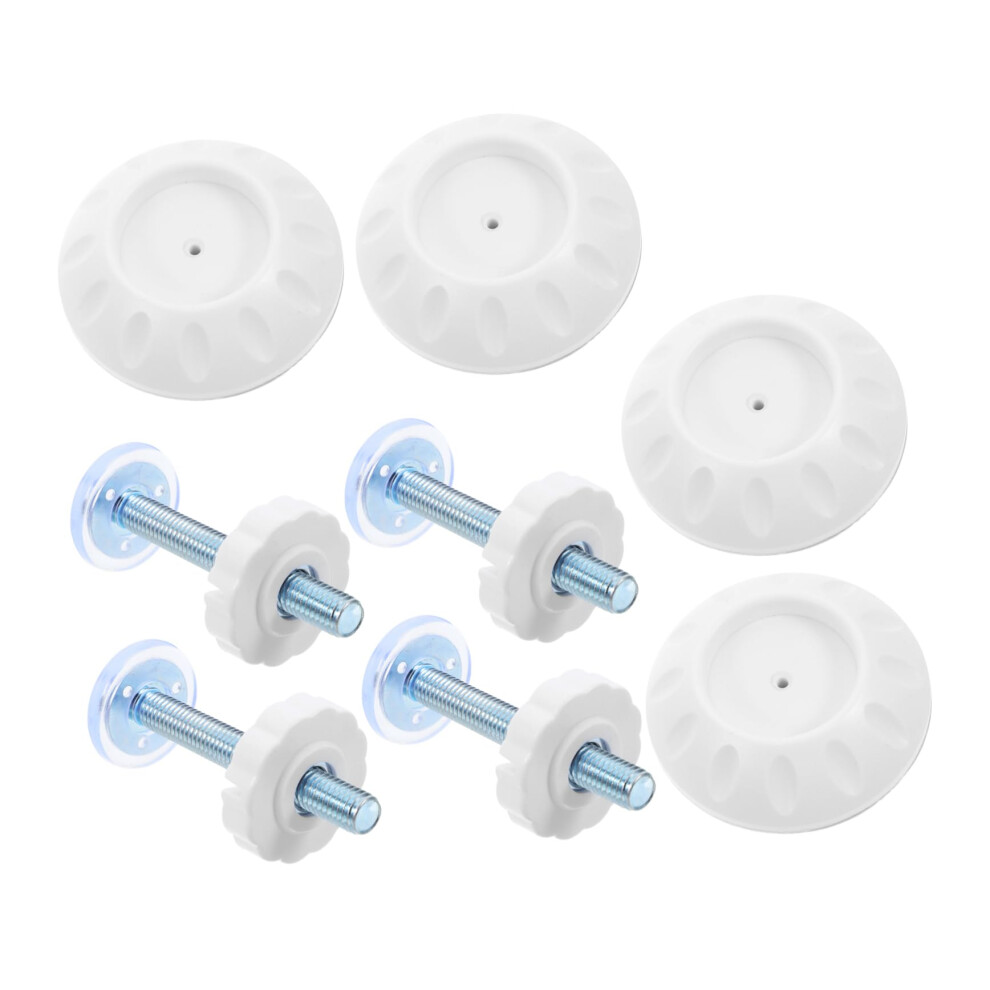 4pcs Baby Gate Replacement Parts with M10 Spindle Rods, Pressure Mounted Gate Hardware for Stairways