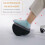 Foot Rest Under Desk Ergonomic Memory Foam Footrest Pillow Adjustable Comfortable Support Black 2