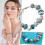 Ρυθμιζόμενο βραχιόλι με αλυσίδα φιδιού με καρδιά με διαμάντια, αναμνηστικά δώρα 2