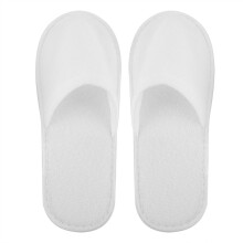Pantofole con suola antiscivolo per viaggi, comode pantofole monouso in cotone a punta chiusa, calzature da spa, pantofole leggere in materiale