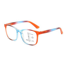 Blue Light Blocking Progressive Multifocus Reading Glasses for Women C1 +2.00 Fashion Gradient Lens