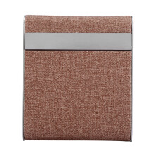 Sigarettenetui, draagbare slanke portemonnee, magnetische sluiting, PU-leer met roestvrijstalen frame, multifunctionele sigarettenhouder met